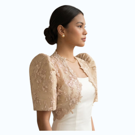 Modern Bolero Crop Top Premium Quality- High Spanish lace fabric