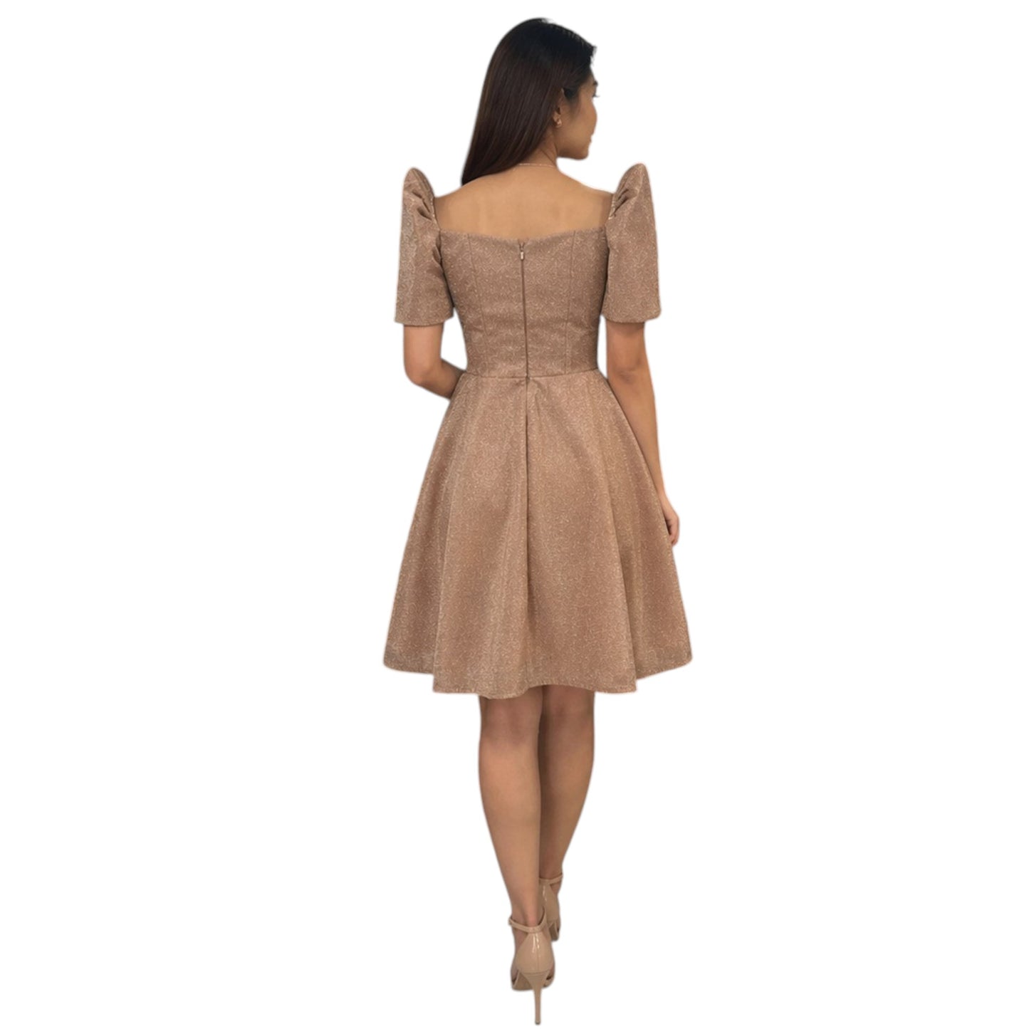 Filipiniana midi Dress balloon style candy crush fabric Premium Quality
