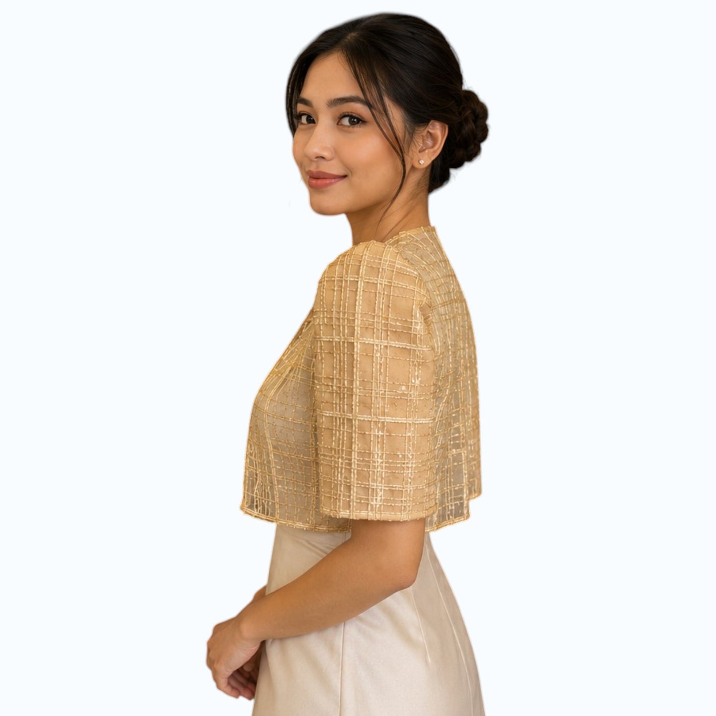 Filipiniana Bolero Square cut design Premium Quality- Bolero only