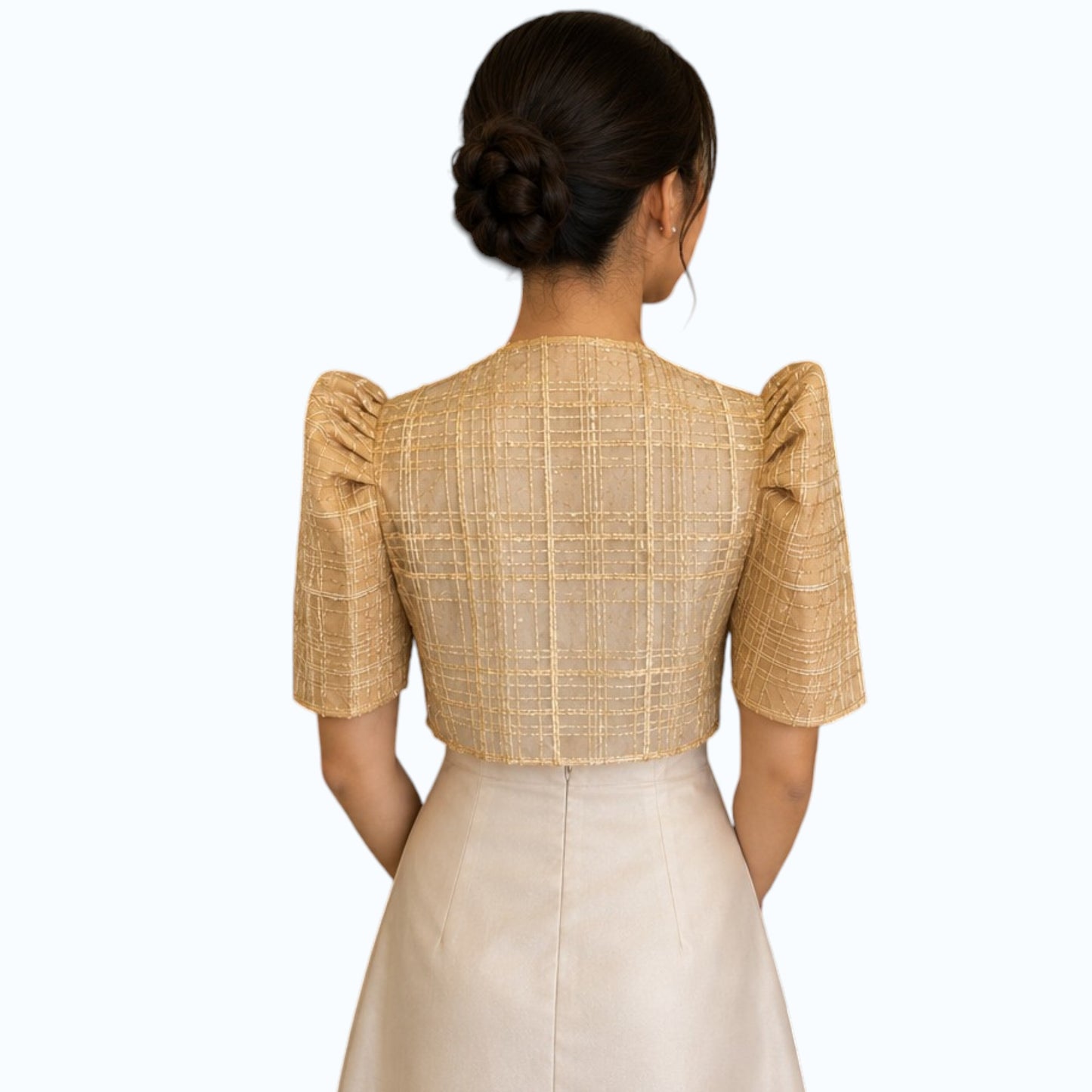 Filipiniana Bolero Square cut design Premium Quality- Bolero only