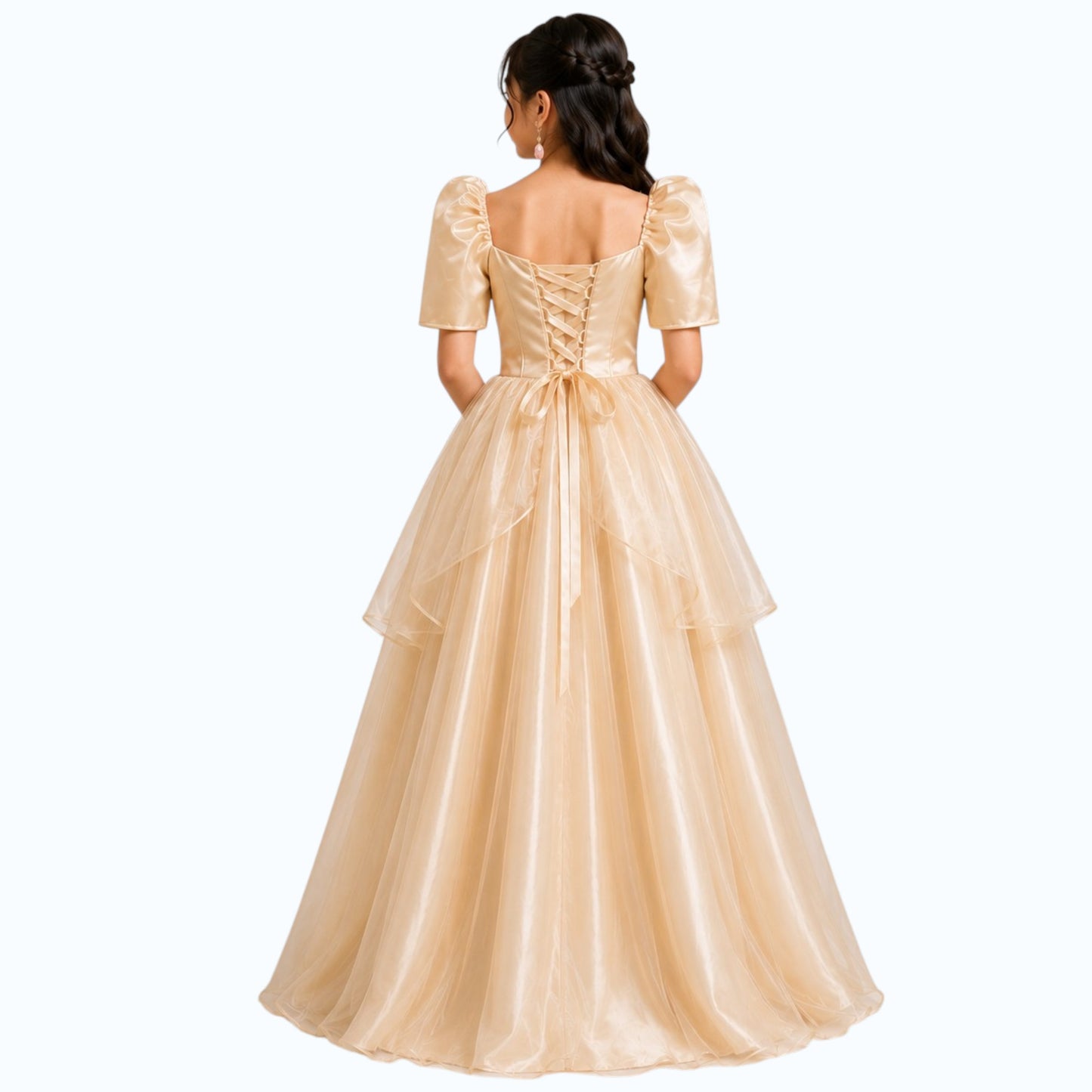 Modern Filipiniana long gown for kids Premium Quality