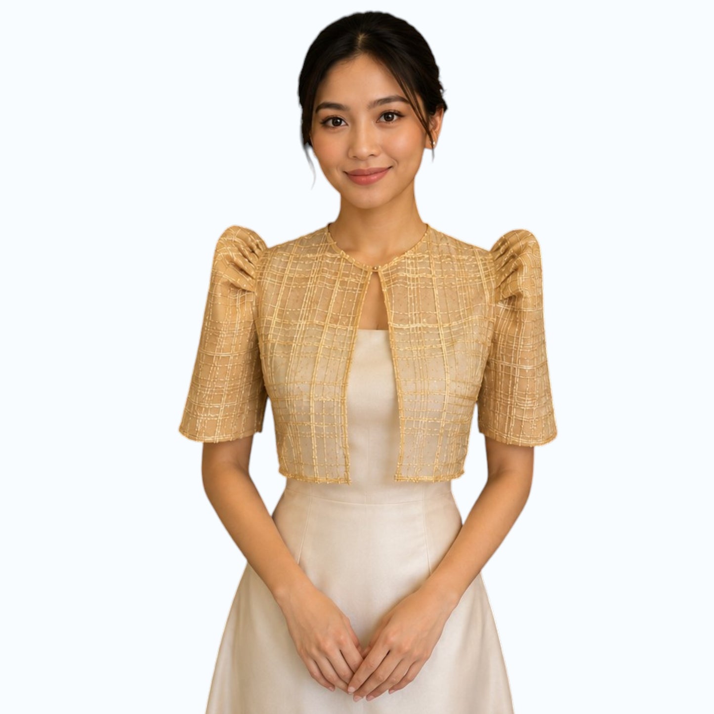 Filipiniana Bolero Square cut design Premium Quality- Bolero only