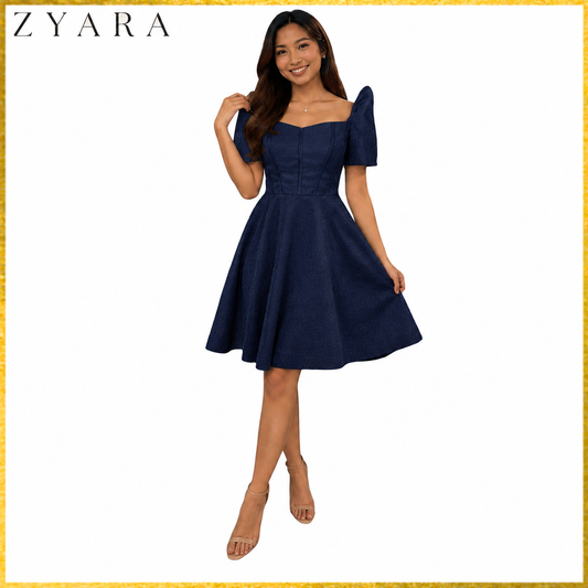 Filipiniana midi Dress balloon style candy crush fabric Premium Quality