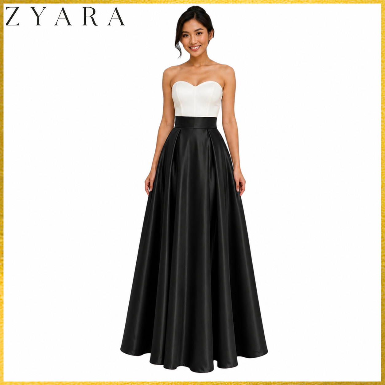 Modern Traditional Long gown Skirt Premium Heavy Satin Fabric