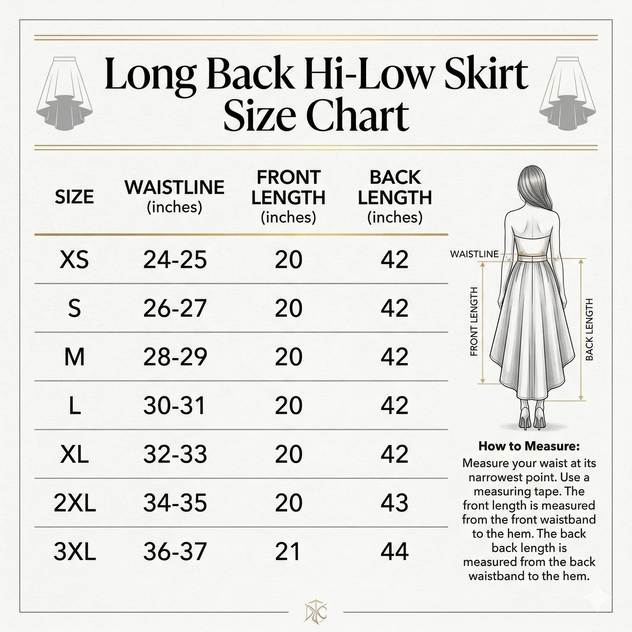 Premium Modern Long back skirt hi-low high quality fabric Heavy satin