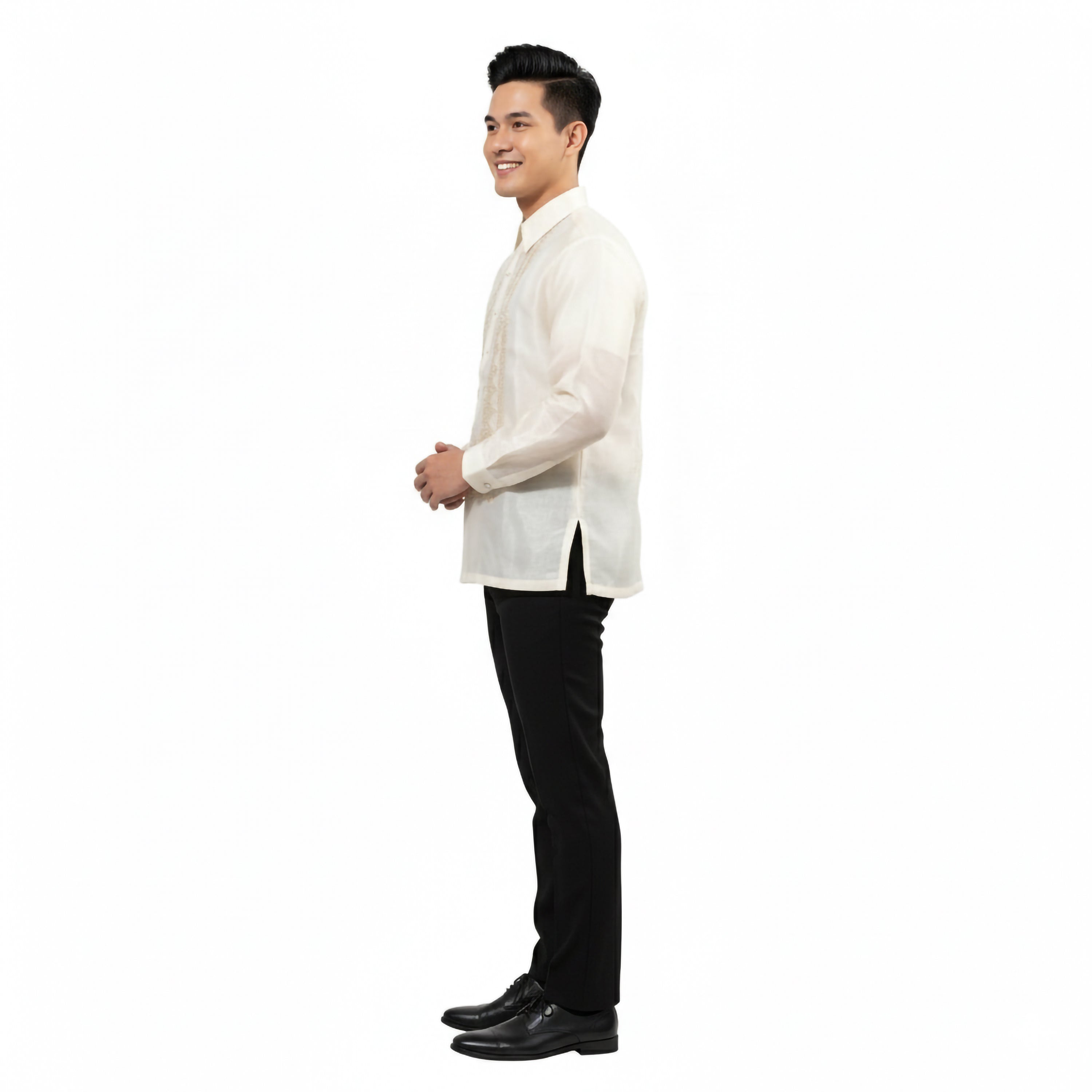 Barong Tagalog Chinese Collar plain Premium Quality