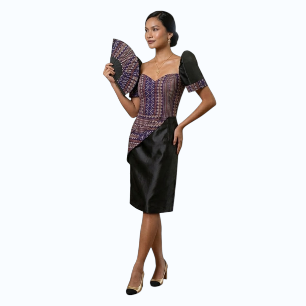Premium Filipiniana Ethnic Fitting Dress simpe and elegant design