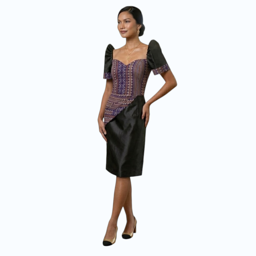 Premium Filipiniana Ethnic Fitting Dress simpe and elegant design