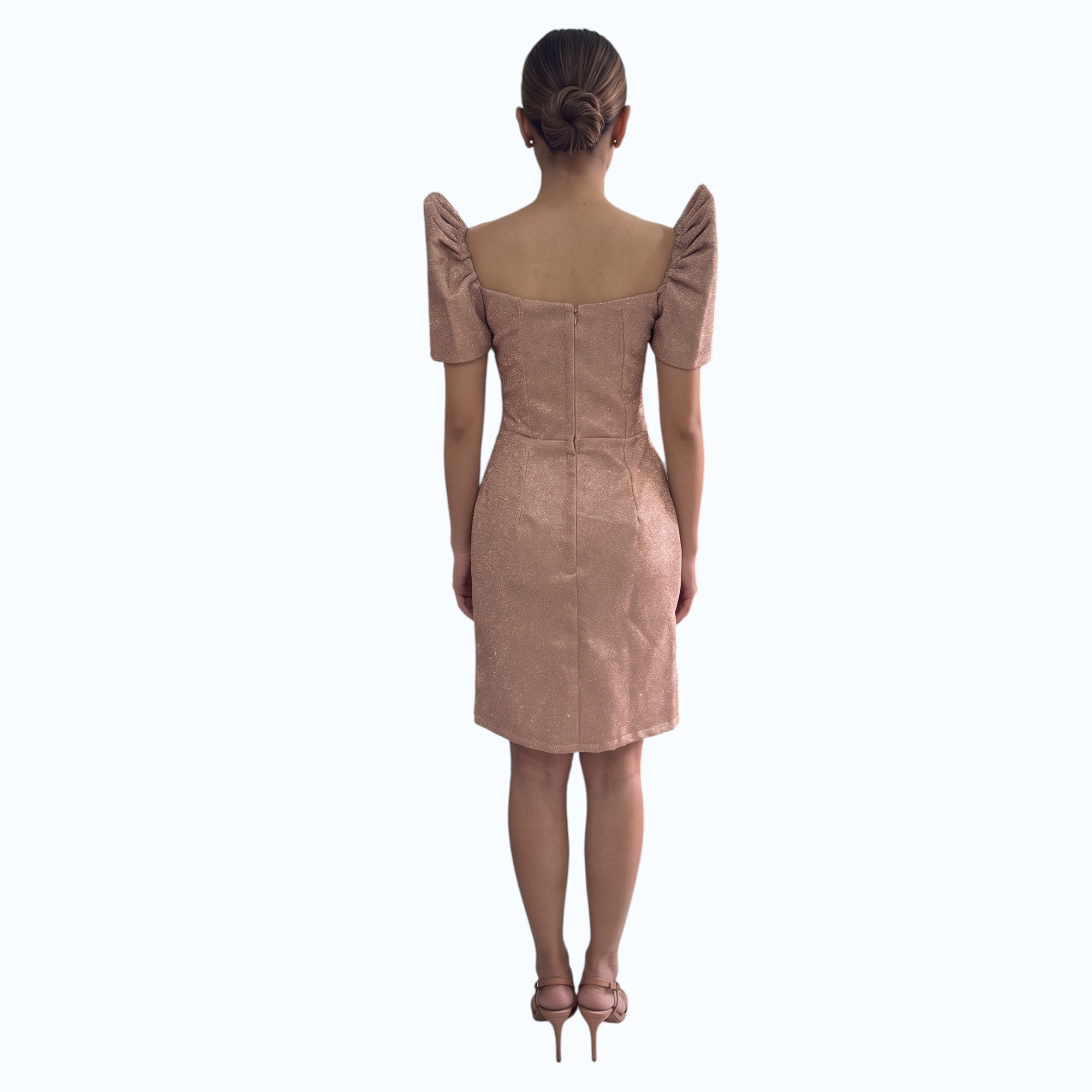 Filipiniana Mini Dress fitting Premium Candy crush fabric high-quality