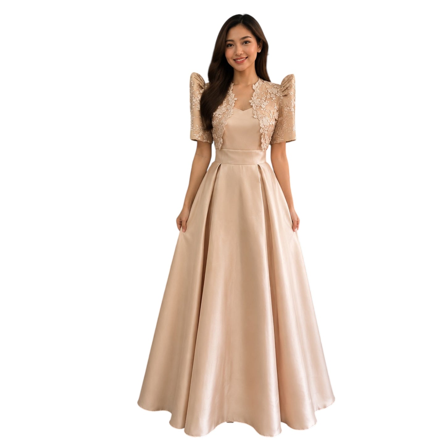 Filipiniana Bolero spanish lace Modern skirt Premium Quality seperate