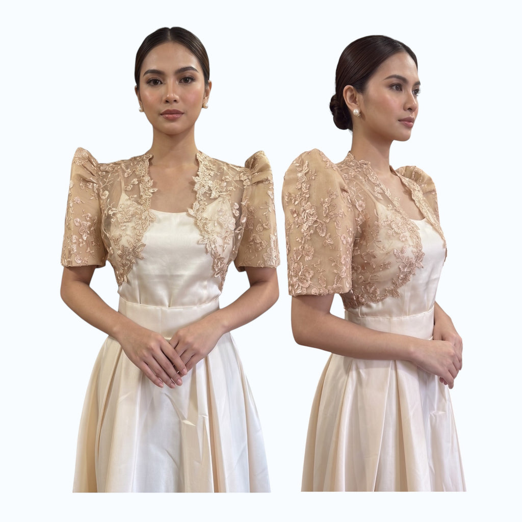 Modern Bolero Crop Top Premium Quality- High Spanish lace fabric