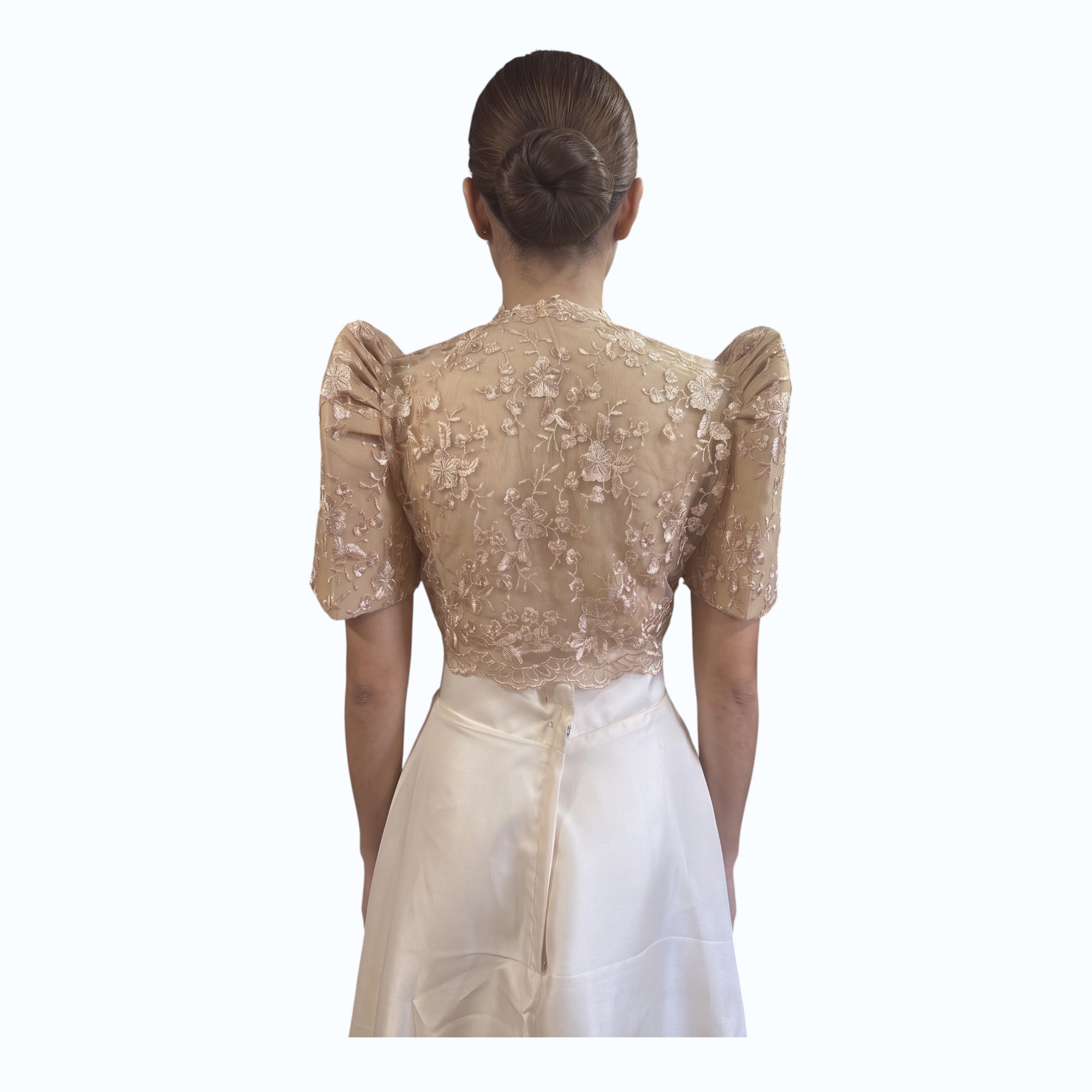 Modern Bolero Crop Top Premium Quality- High Spanish lace fabric