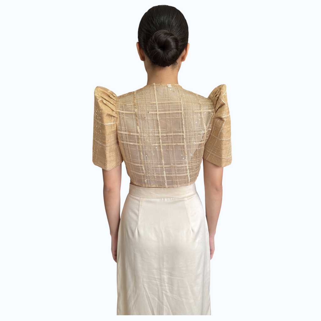Filipiniana Bolero Square cut design Premium Quality- Bolero only