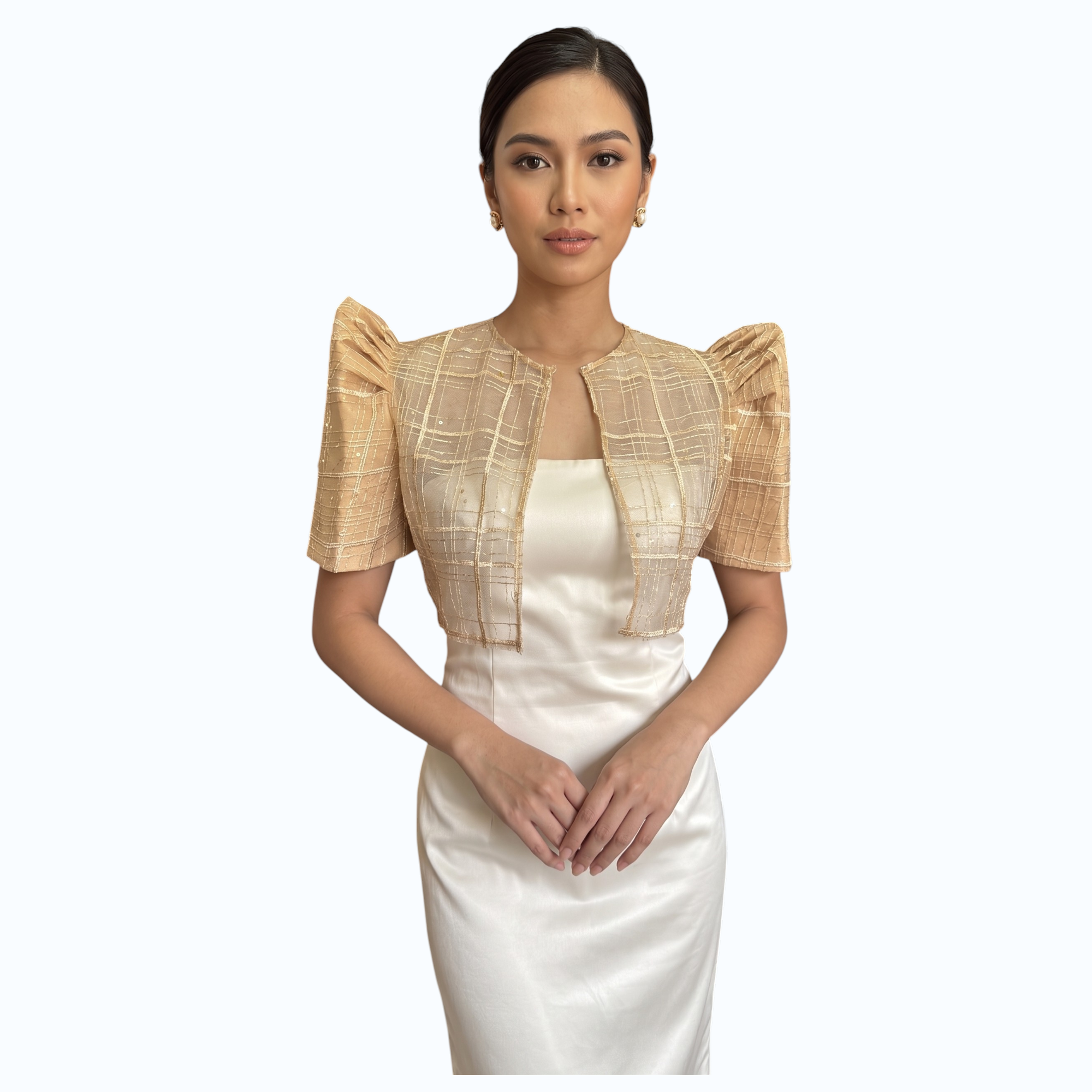 Filipiniana Bolero Square cut design Premium Quality- Bolero only