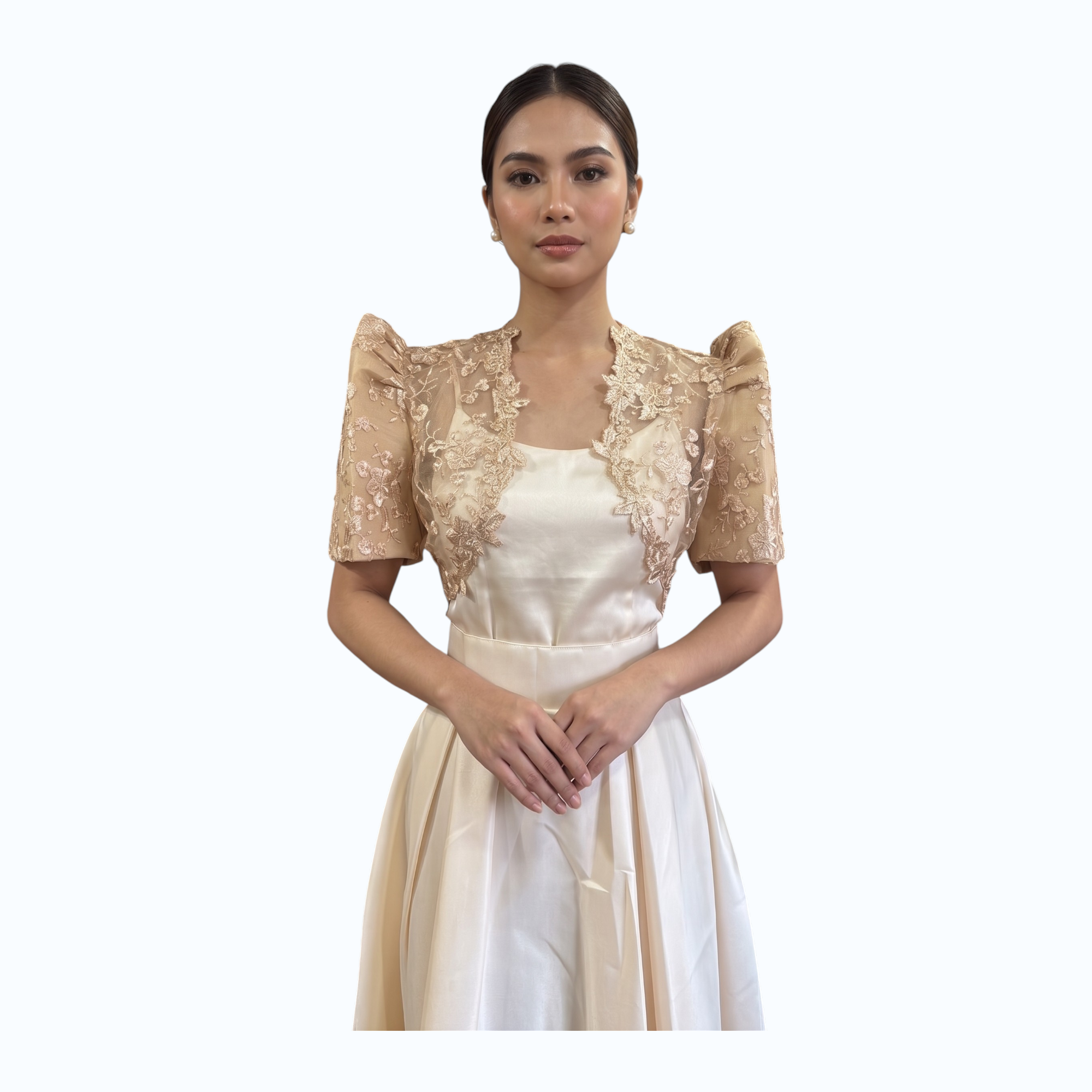 Modern Bolero Crop Top Premium Quality- High Spanish lace fabric