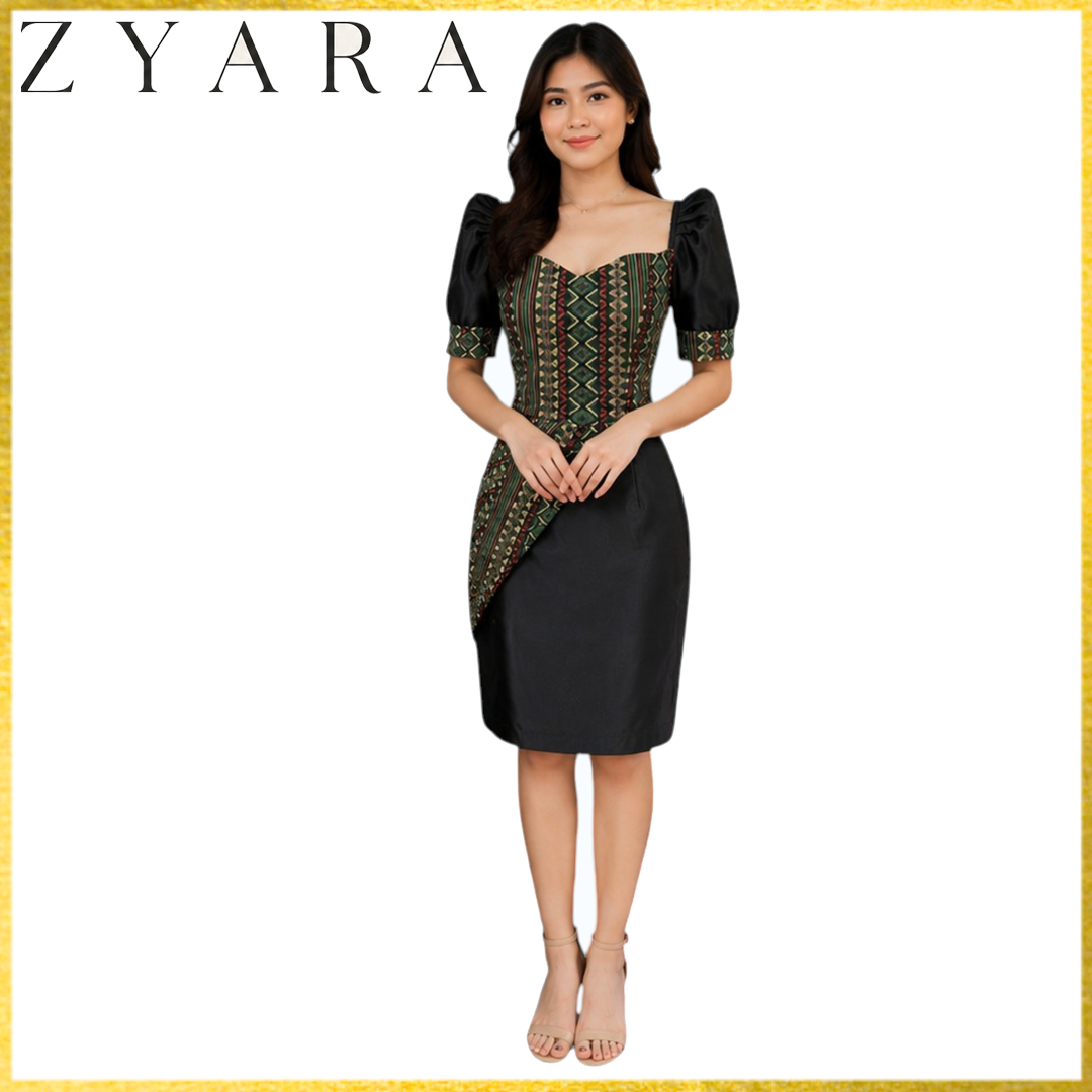Premium Filipiniana Ethnic Fitting Dress simpe and elegant design
